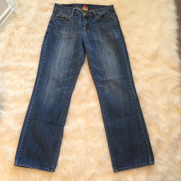 Lucky Brand Easy Rider Jeans W/ Peace Sign - Picture 3 of 5